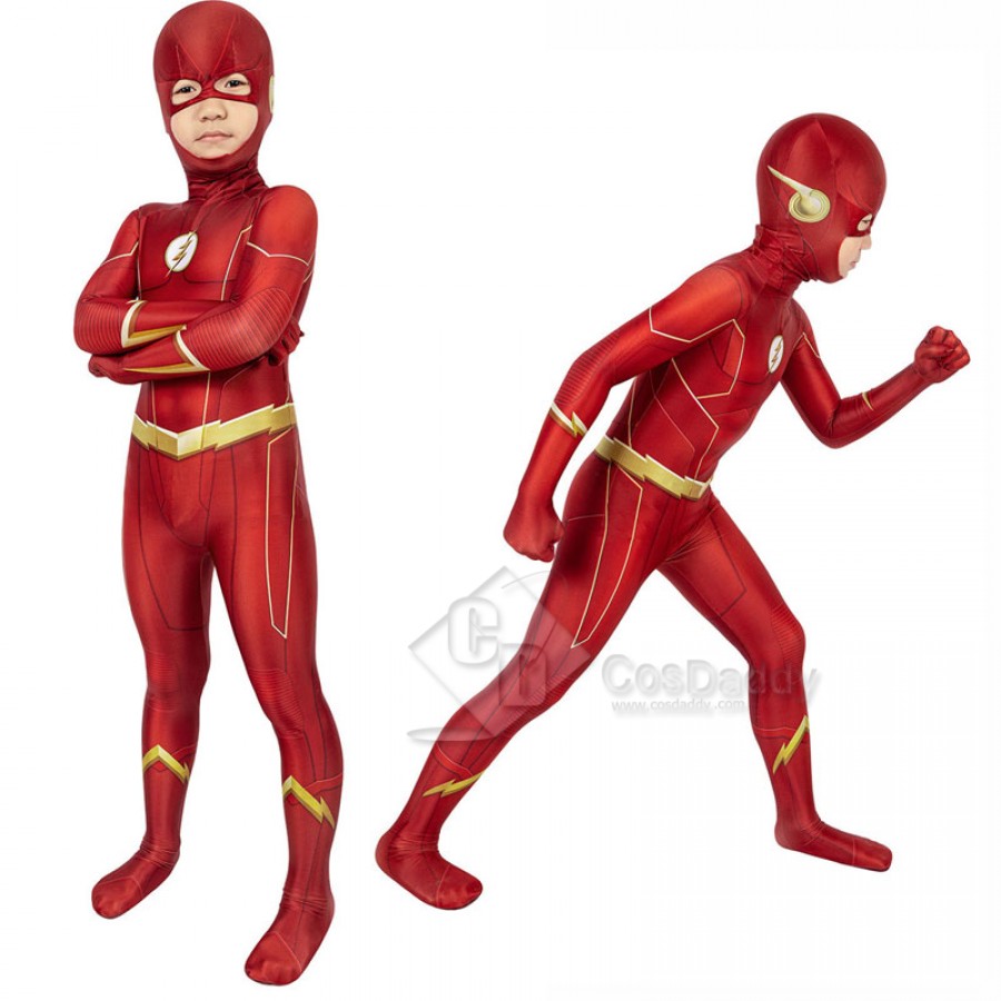 The Flash Season 6 Cosplay Barry Allen Costume Superhero Bodysuit